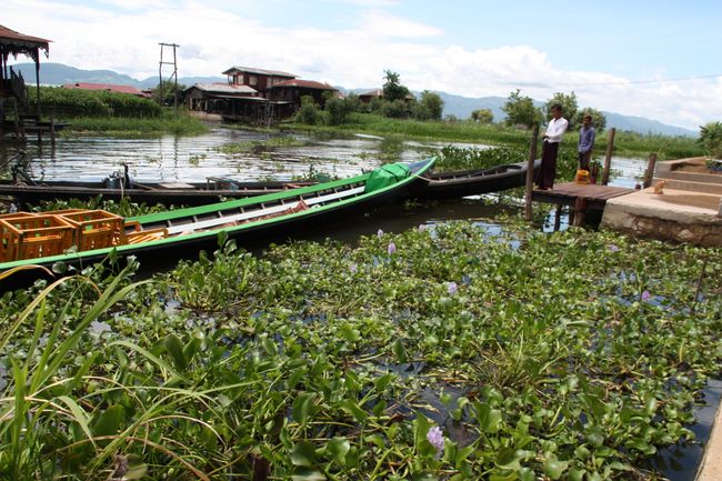 Floating villages on Inle Lake