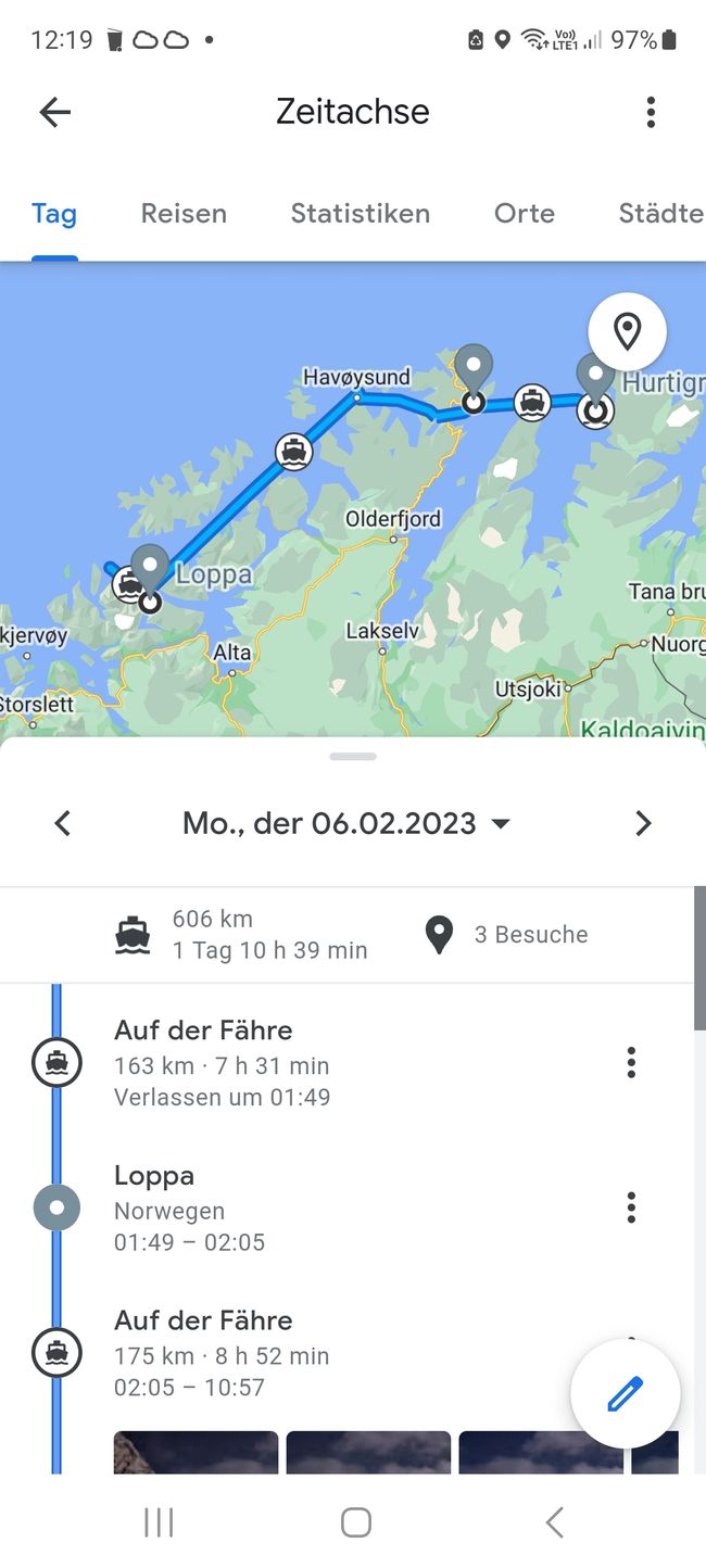 1-14 February 2023 Hurtigruten
Coast 6th February