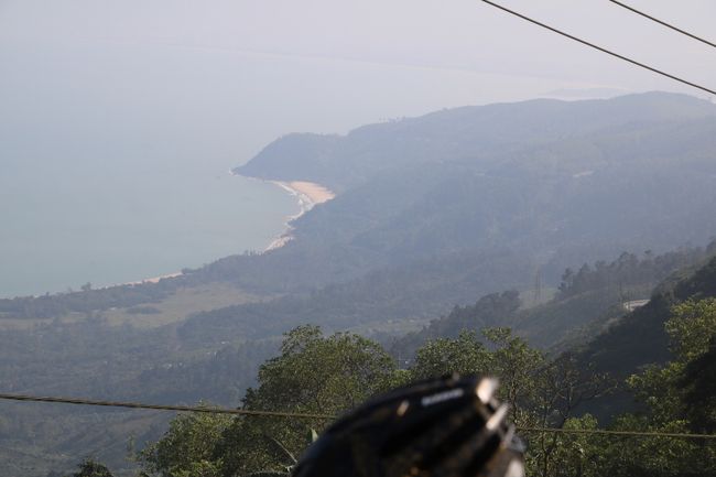 View from Hai Van Pass towards Da Nang
