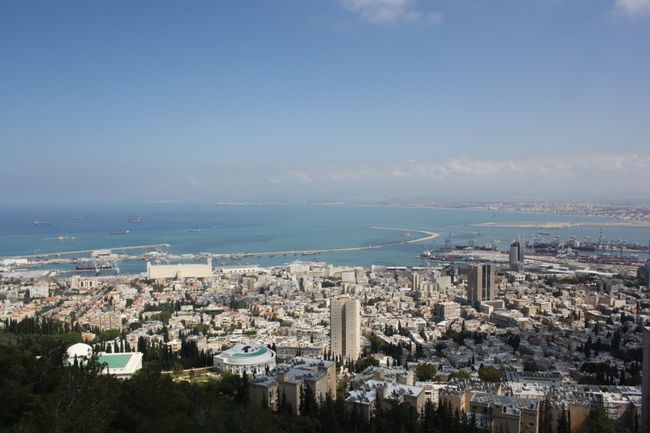 Blick über Haifa