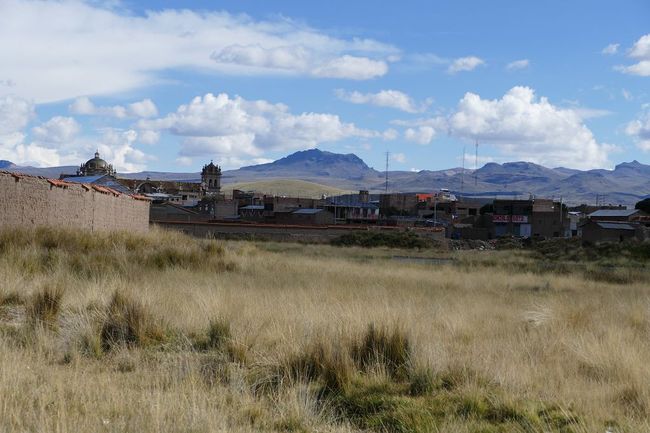In Puno at Lake Titicaca