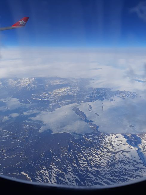 Flight from Zurich to Vancouver via Greenland