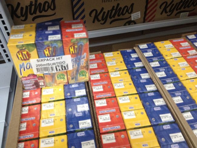 "Sixpack" in den Nationalfarben. Oh, Colombia!