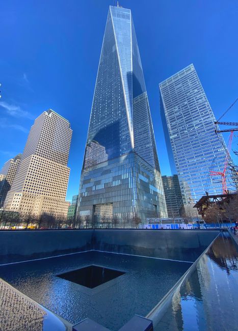 Ground Zero mit dem neuen One World Trade Center.