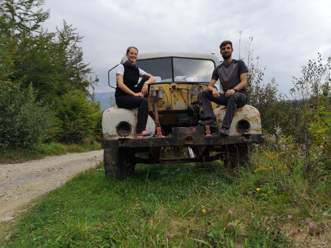 Kolasin: photo shoot with the spare part donor