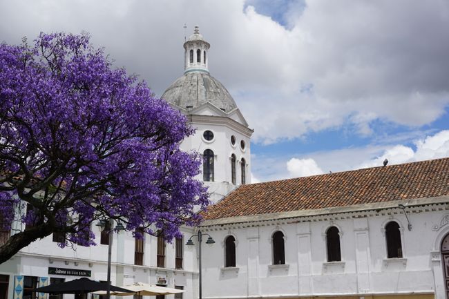 Eine der 16 Kirchen hier in Cuenca