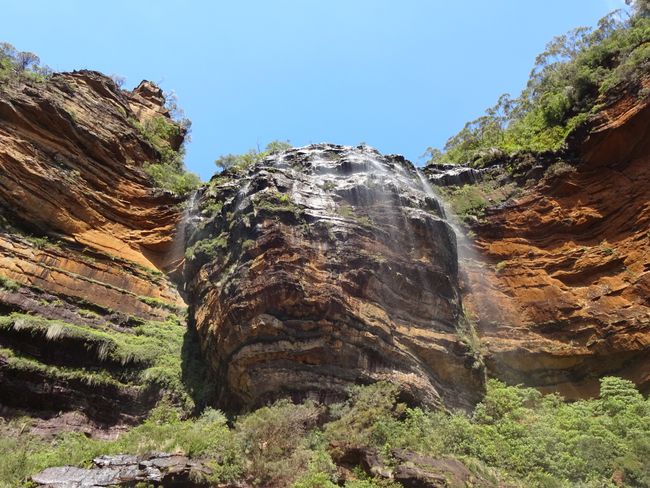 The floating rocks from Avatar or the Wentworth Falls