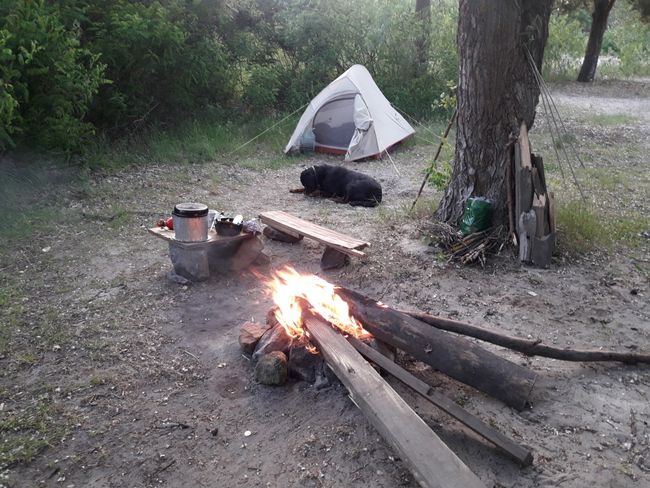 campsite near Wyschhorod