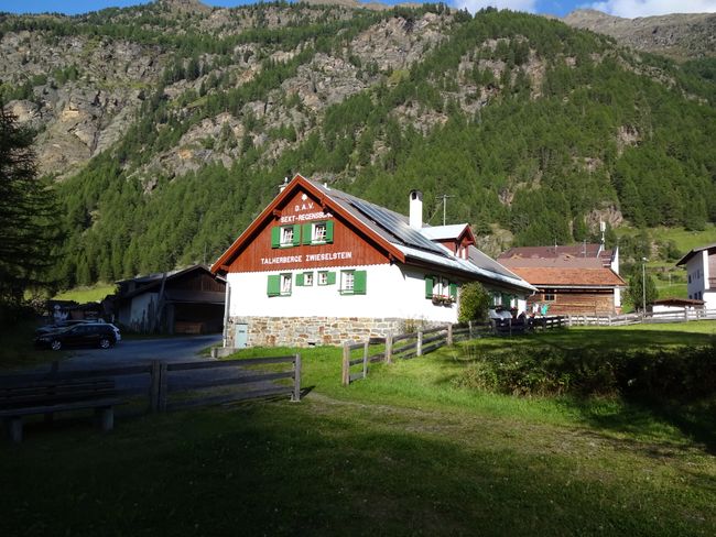 Die DAV Hütte in Zwieselstein