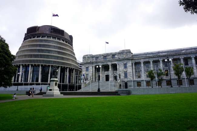 Beehive & Parlamentsgebäude