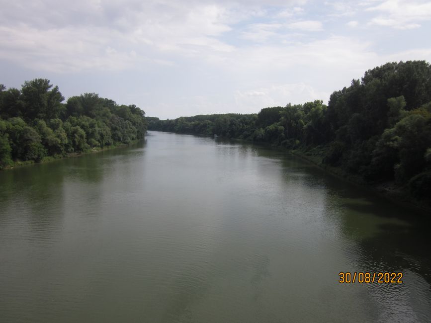 Fluss Theiß, zweitlängster von Ungarn