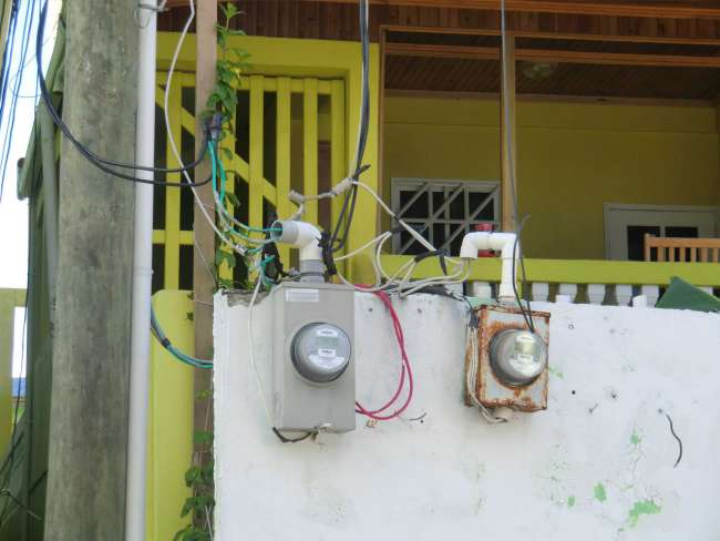 Stromzähler auf Hondurianisch...