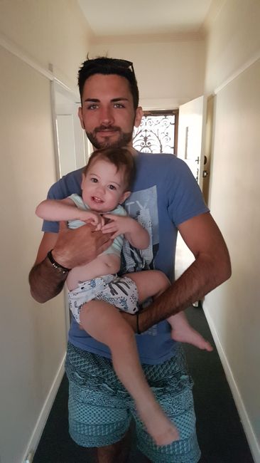 Josh with his nephew.