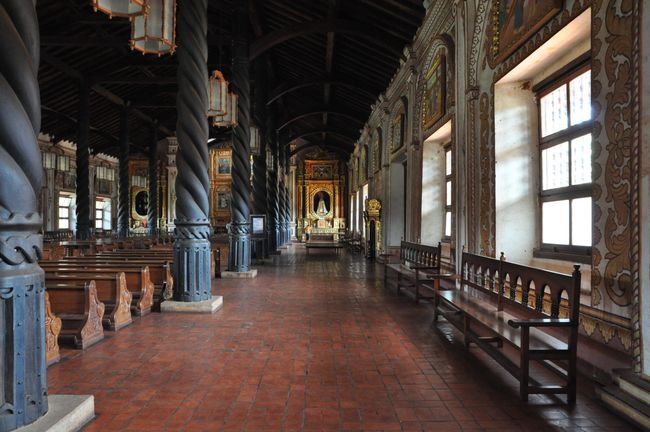 With the beautiful wall paintings, the abundance of wood, and the simple windows, the churches become cozy living rooms