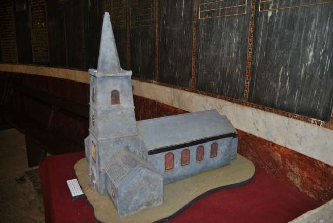 St. Fin Barres Cathedral Modell der Alten Kirche