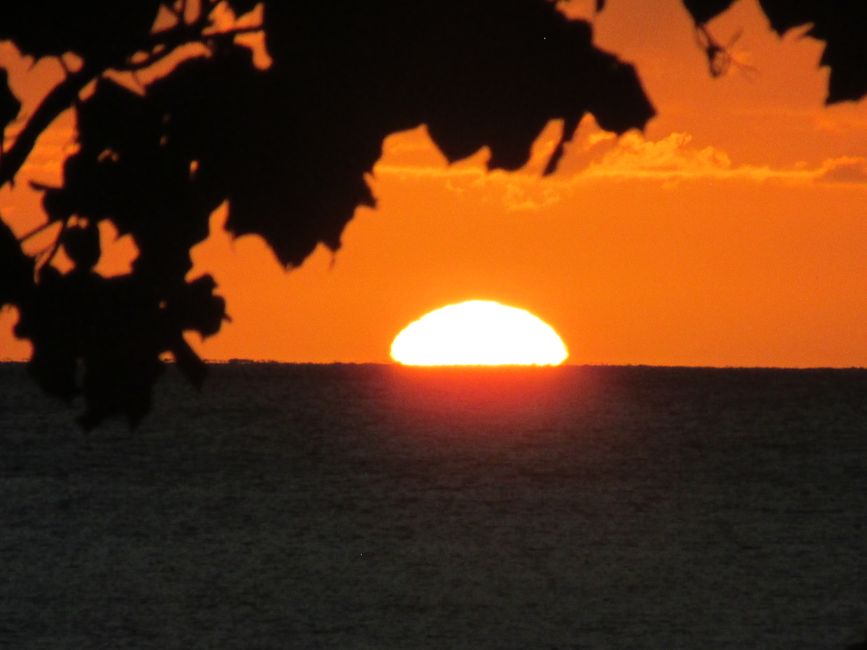Sonnenuntergang am Waikiki Beach