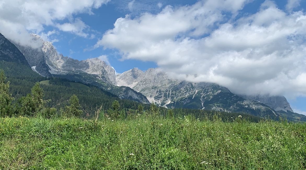 This is the Wilde Kaiser. A mountain range in Tyrol.