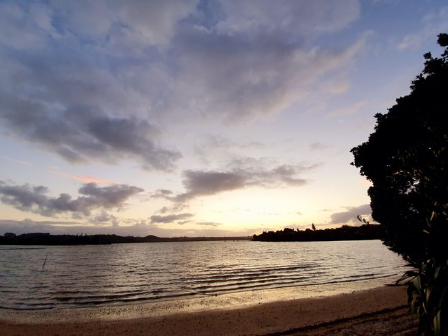Abendstimmung Aroha Island