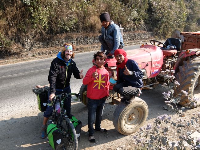 Weg nach Pokhara