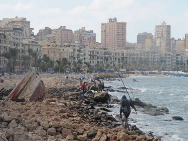 Am "Strand" in Alexandria