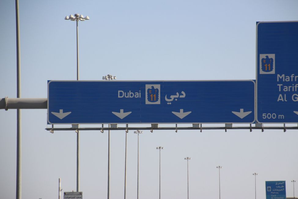 Richtung Dubai