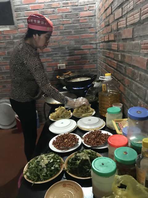 Cooking class in our homestay