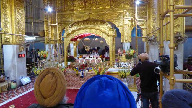 Im Sikh-Tempel