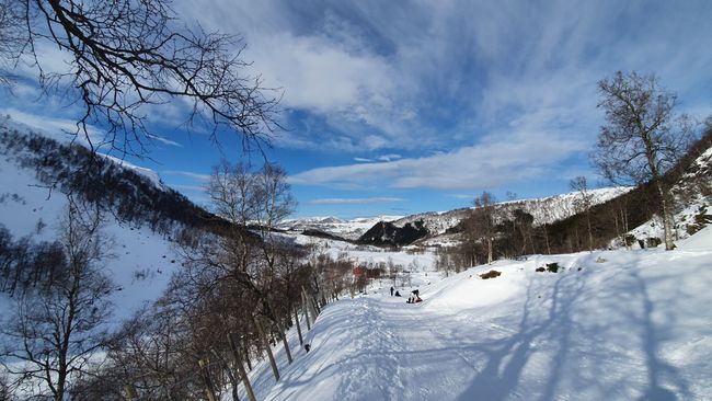 Mit der Schule: Ut på ski!