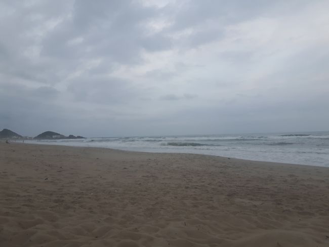 ab 09.01.: den Atlantik erreicht!!               Da Praia Grande / Ilha do San Francisco do Sur / Santa Catarina