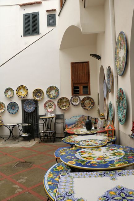Ceramics production is an important tradition on the Amalfi Coast