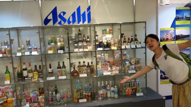 Asahi product range (including Jack Daniels!)