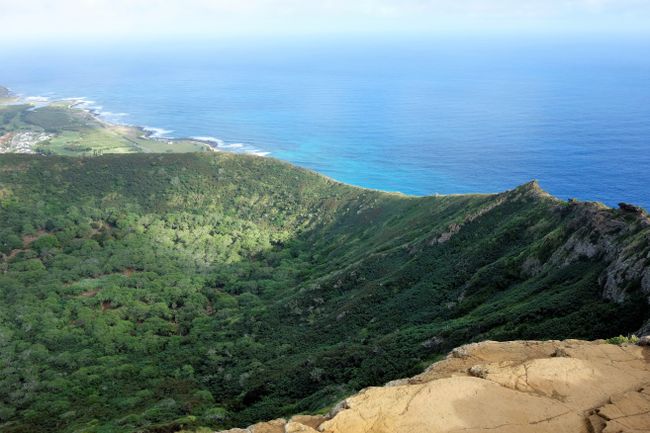 The Koko Head Trail - View from the top