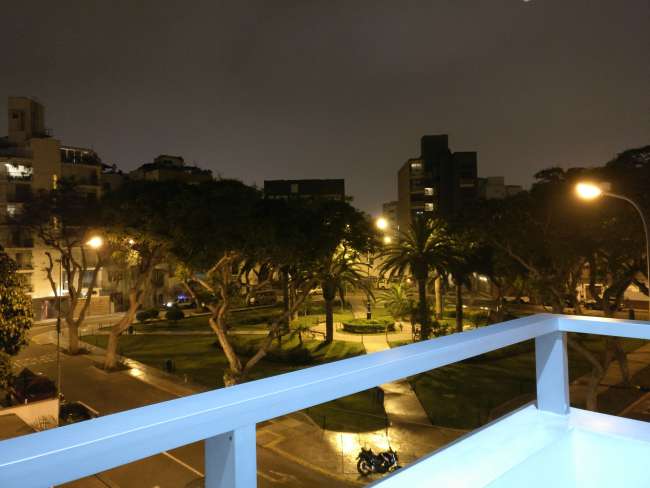 View from the balcony in Lima