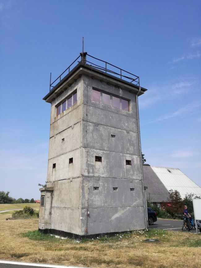 Una vieja torre de vigilancia