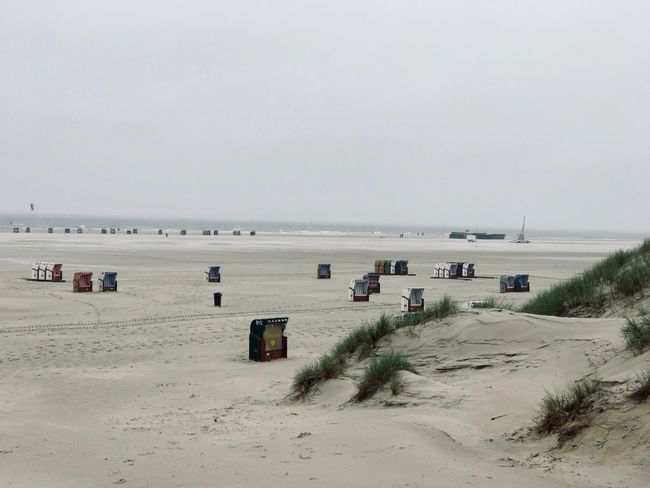 Der Strand ist leergefegt