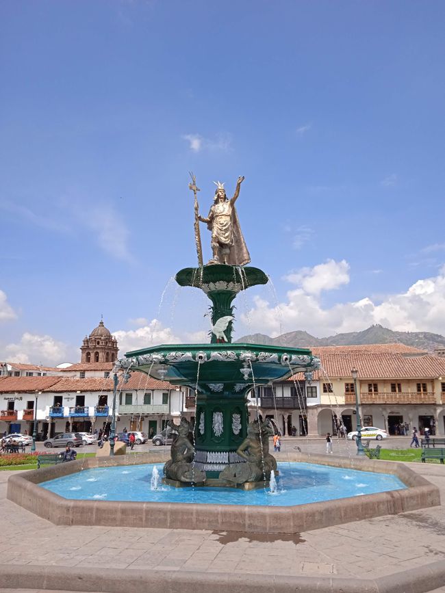 Zurück in Cusco, Inkafürst Pachacutec grüßt
