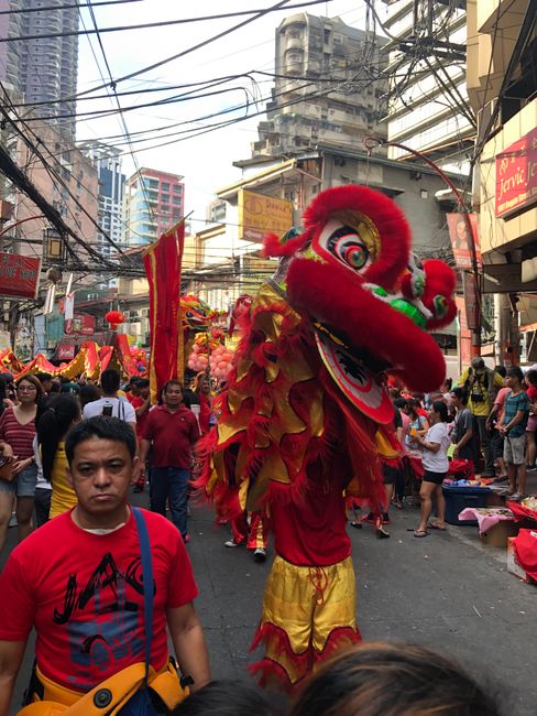 Chinese New Year in Manila und Pinatubo-Vulkan