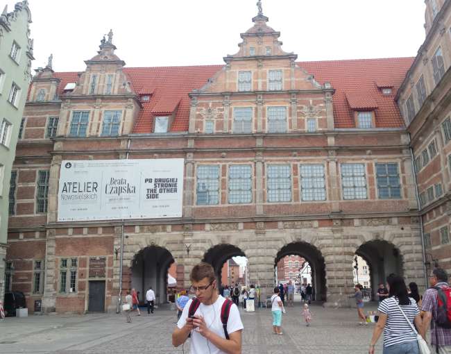 Old buildings in Gdansk...