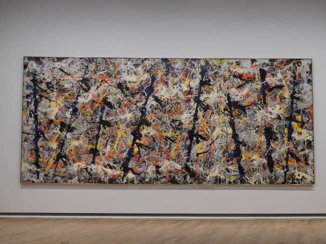 "Blue Poles" von Jackson Pollock