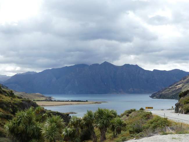 Scenic view on the drive to Queenstown