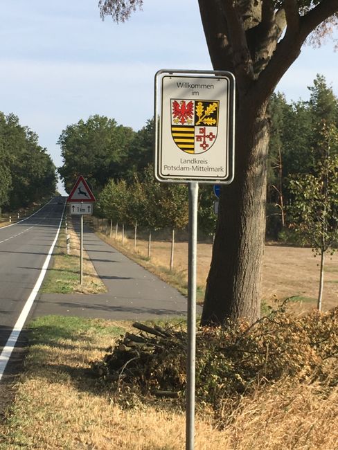 State border Brandenburg, finally bike paths