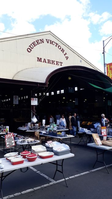 The famous Queen Victoria Market