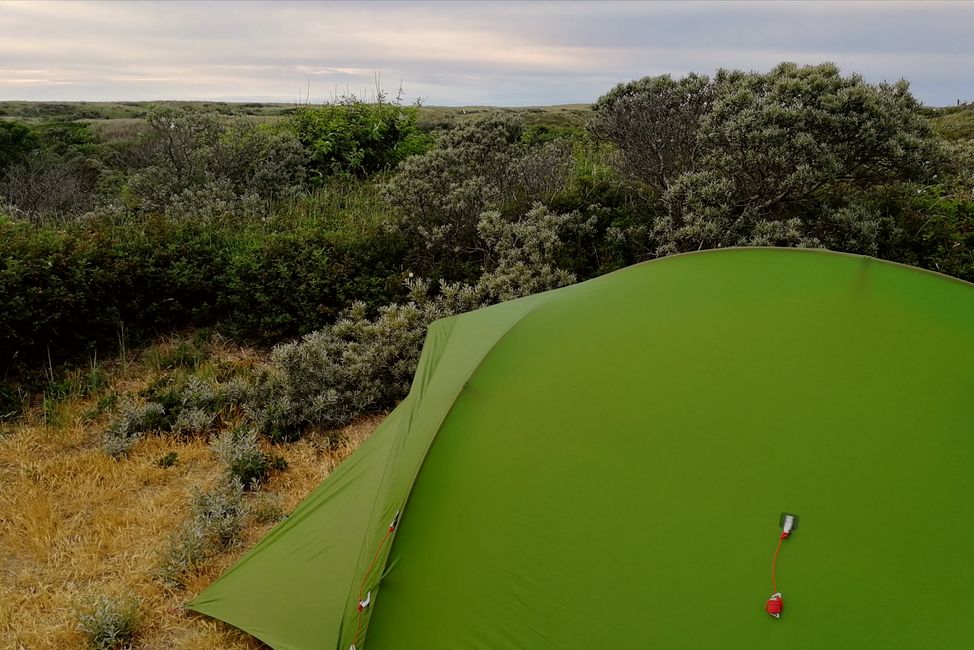 Camping AUF einer Insel IN den Dünen MIT Ausblick 😍 #nextlevelcamping
