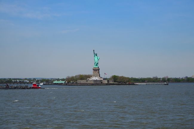 Statue of Liberty von der Staten Island Ferry aus 