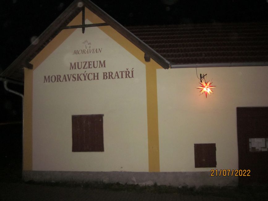 Moravian Star at the Museum of the Moravian Brethren