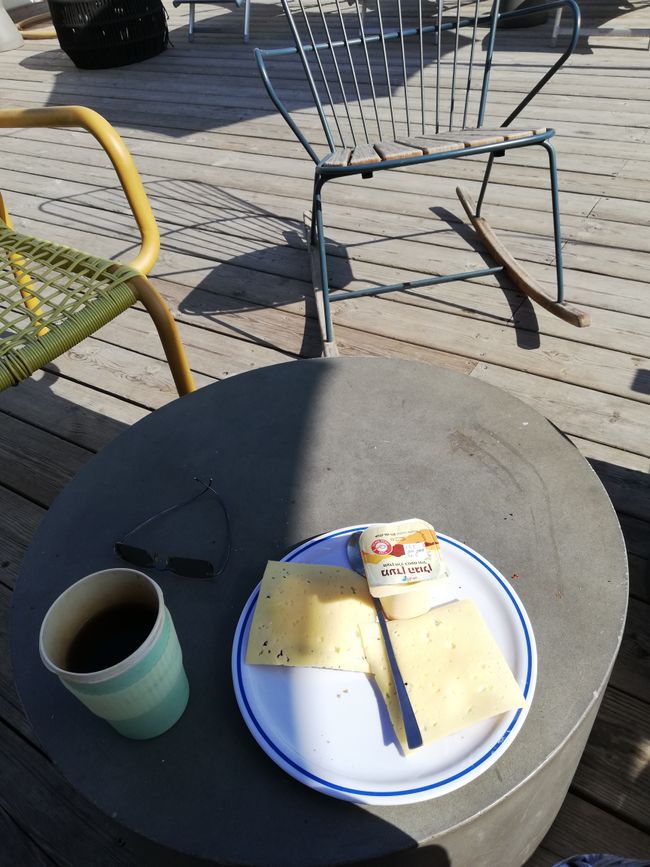Breakfast on the rooftop