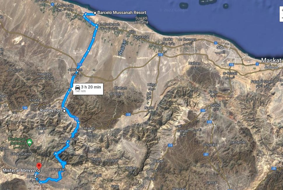 Blog 6 - Rustaq - Wadi Bani Awf – Pass Sharaf al Alamein -Al Hamra – Misfaht Al Abreyyn
