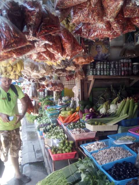 Frischmarkt von Thong Sala