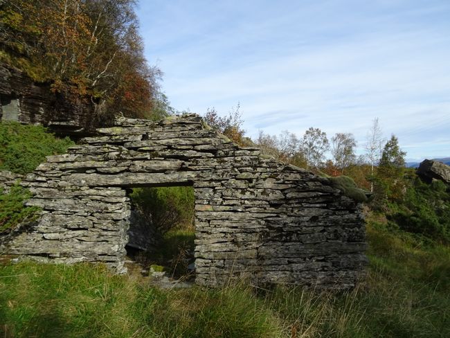 The dilapidated sheepfold