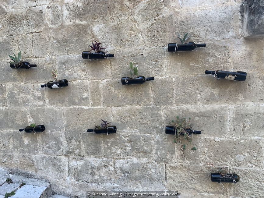 Wall decoration in Matera